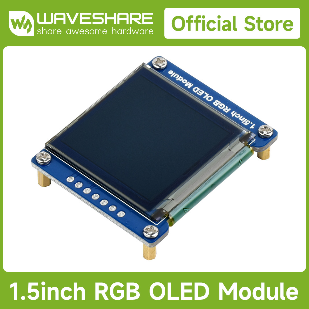 Waveshare1.5inch RGB OLED disp - Pi Display ulasan dan harga