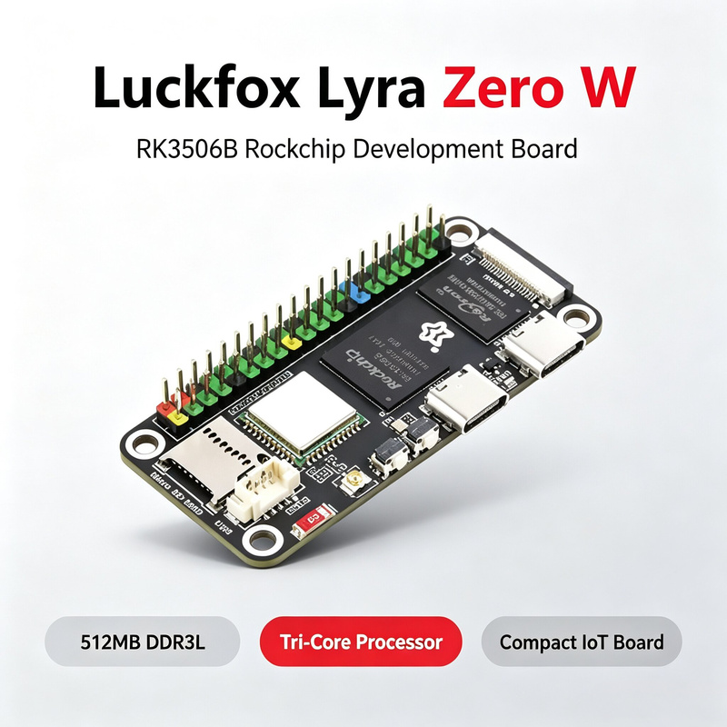 Luckfox Lyra Zero W RK3506B Ro - Pi Zero ulasan dan harga