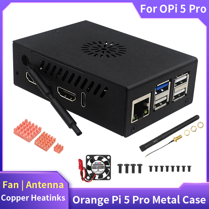 Orange Pi 5 Pro Case Metal She - Pi 5 Case ulasan dan harga