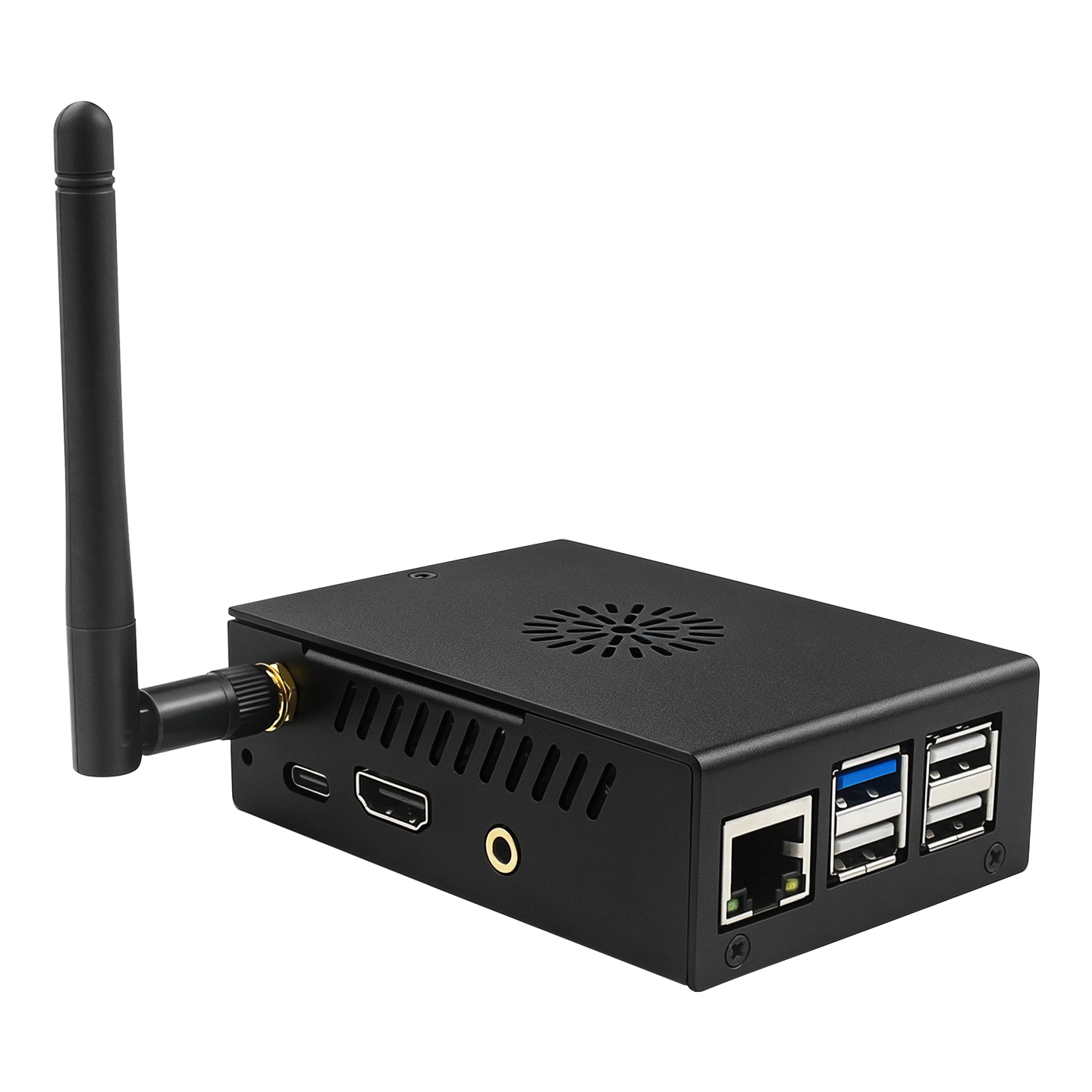 Orange Pi 4 Pro Metal Case Bla - Pi Power Supply ulasan dan harga