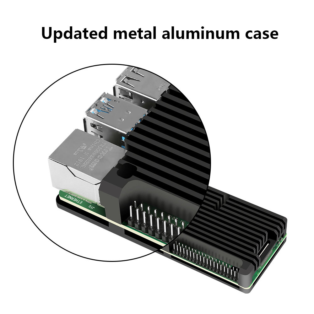 Armor Aluminum Case for Raspbe - Pi 4 Case ulasan dan harga