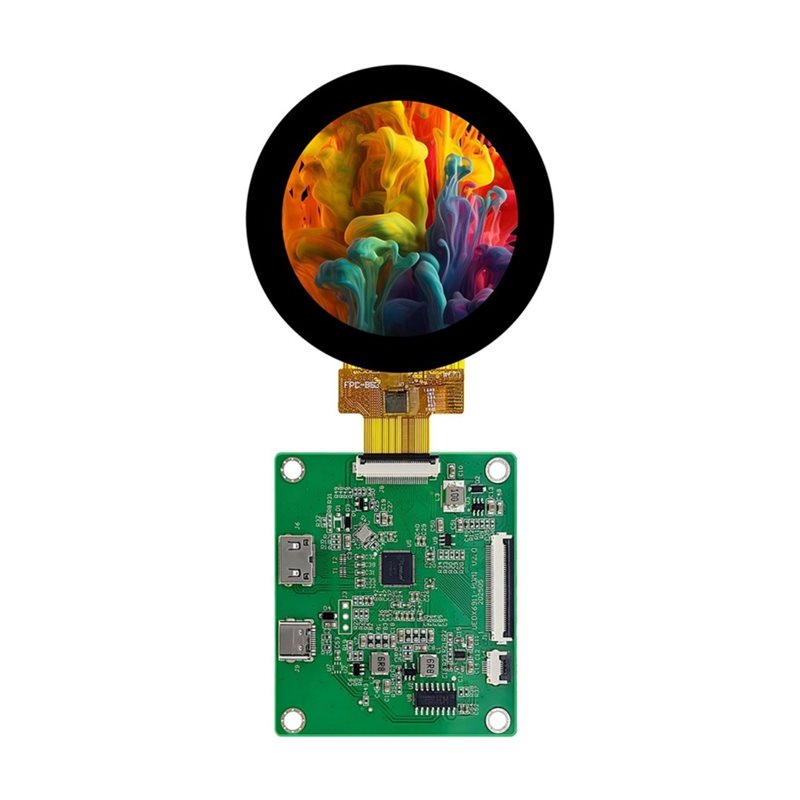 A52T DSI TFT LCD Round Display - Raspberry Pi 5 ulasan dan harga