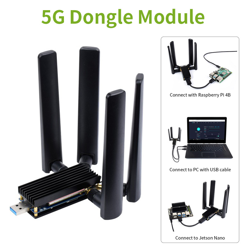 5G Dongle Module USB 3.1 to M. - Pi 4 Case ulasan dan harga