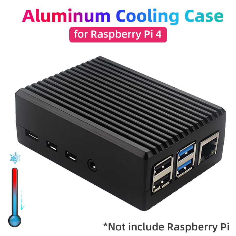 Raspberry Pi 4 Aluminum Alloy  - Pi 4 Case ulasan dan harga